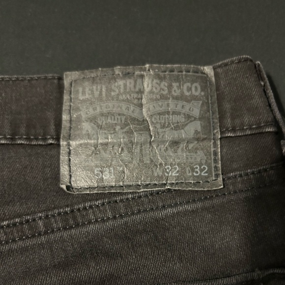 Levi’s 531 Black Denim Jeans - 32x32 - Picture 3 of 3